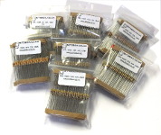 1080 Piece Resistor Kit - 0.25W Carbon - Click Image to Close