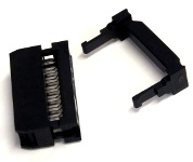 16-Way Ribbon Cable Mount Skt - Click Image to Close