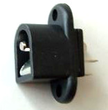 2.1mm Switched Panel Mount DC Power Socket - Click Image to Close