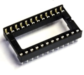 24-Pin DIL Socket 0.6