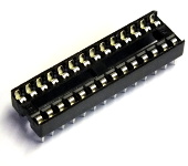 28-Pin DIL Socket 0.3