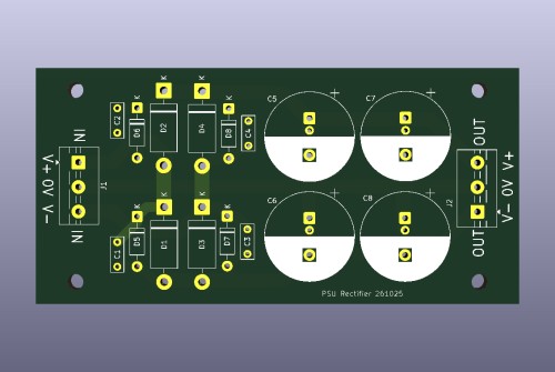 rectifier pcb layout