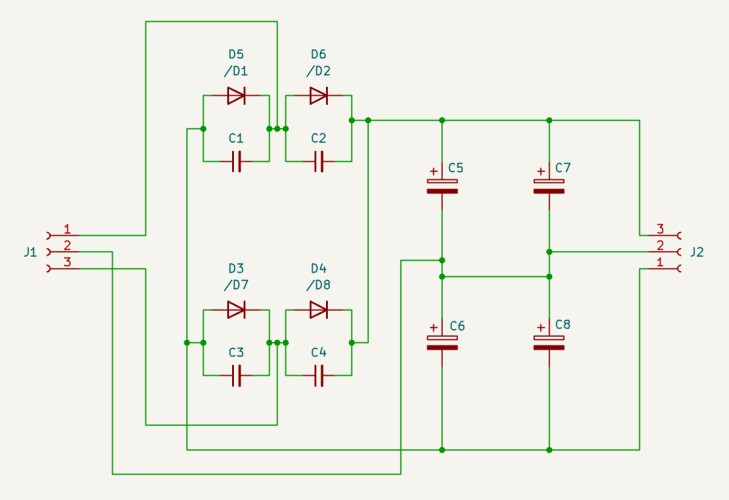 rectifier pcb circuit
