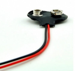 PP3 Battery Clip Flexible T - Click Image to Close