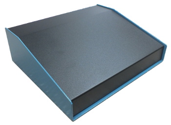 Hammond 1456KH3BKBU Sloping Case - 254x219x81mm