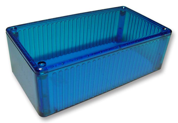 150x80x50mm Trans Blue ABS Hammond 1591DTBU