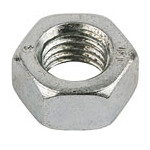 100 x M4 BZP Steel Nuts