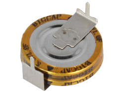 1F 5.5V Horizontal-Mount Supercapacitor - Click Image to Close