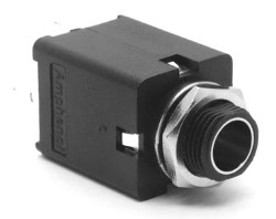 6.35mm Enc Mono Jack Socket Switched - Click Image to Close