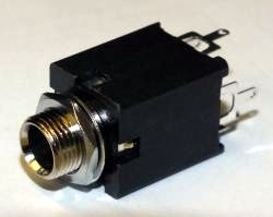 6.35mm Enclosed Stereo Jack Socket