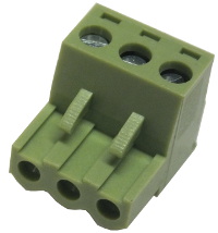 3-Way Plug-In Terminal Block Free Plug - Click Image to Close