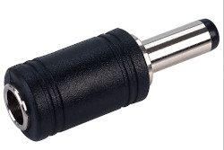 2.5mm to 2.1mm DC Plug Adaptor - Click Image to Close