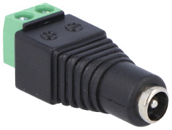 2.1mm DC Power Socket to Screw Terminal Adaptor - Click Image to Close