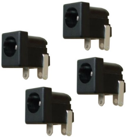 4 x 2.1mm PCB-Mount DC Power Socket - Click Image to Close