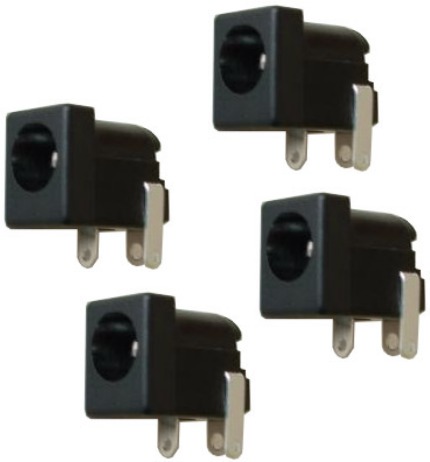 4 x 2.1mm PCB-Mount DC Power Socket