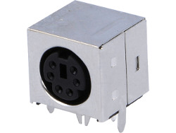 6-Pin mini-DIN Socket - Click Image to Close