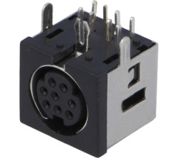 8-Pin mini-DIN Socket - Click Image to Close