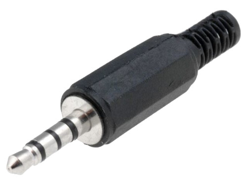 3.5mm 4-Pole Jack Plug (image for) 3.5mm 4-Pole Jack Plug