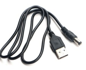 USB Type A Plug to 2.1mm DC Plug - Click Image to Close