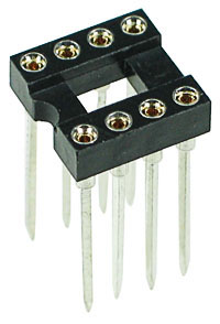 8-Pin Wire Wrap DIL Socket 0.3 - Click Image to Close