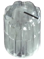 Clear - 1900-style Control Knob - Click Image to Close