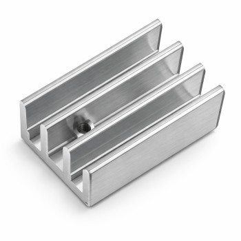 (image for) 4-Fin TO220 Heatsink Natural