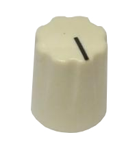 Cream - 1900-style Control Knob - Click Image to Close