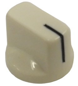 Cream - 1510 style knob - Click Image to Close