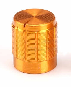 13mm Budget Gold Aluminium Alloy Knob - Click Image to Close
