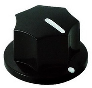 MXR-style Black Control Knob - Click Image to Close