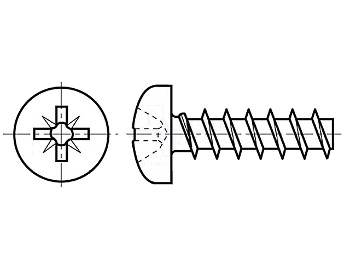 Screw for Plastic 3x6mm Pozi - Click Image to Close