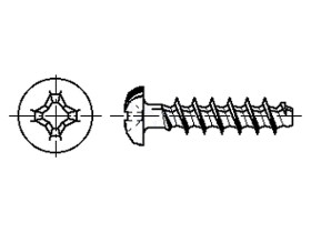 Screw for Plastic 1.4x4mm