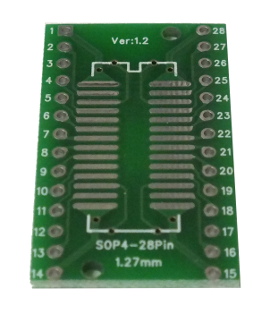 28 Pin SOIC to DIP28 Adaptor - Click Image to Close