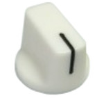 White - 1510 style knob - Click Image to Close