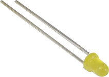 3mm Yellow 600-1000mcd - Click Image to Close