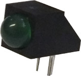 Green Rt Angle LED