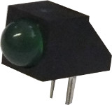 Green Rt Angle LED - Click Image to Close