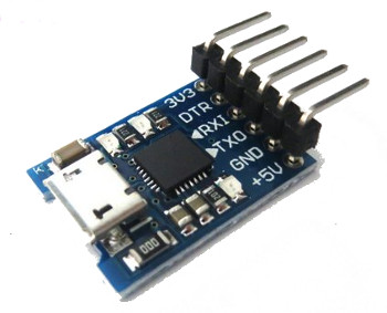CP2102 6-pin micro-USB to TTL Serial