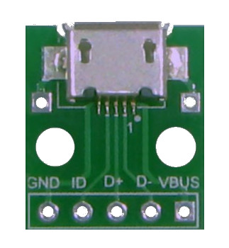 Micro USB Breakout Board