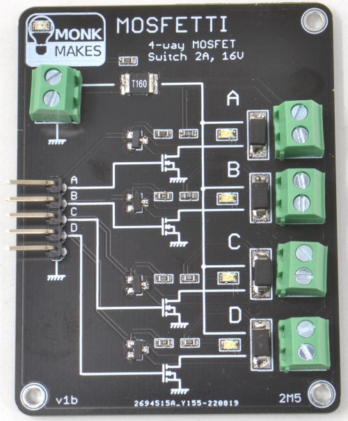 Mosfetti 4-Channel Mosfet Switch