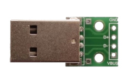 USB Type A Plug Breakout Board
