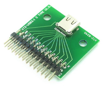 USB Type C Socket Breakout Board