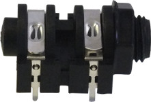 6.35mm Mono Jack Socket - Click Image to Close