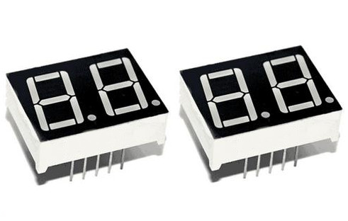 2 x 2-Digit 10-Pin Displays 0.56" - Click Image to Close