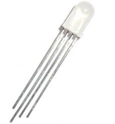 RGB Diffused Lens 4-lead Common Anode 5mm LED