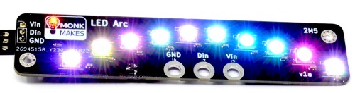 WS2812B 10-Bit LED Arc