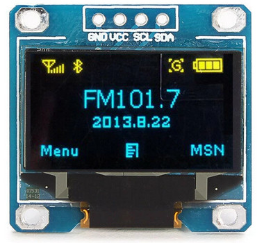 Blue/Yellow OLED Display 128x64 0.96"