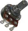 1K Log Potentiometer with Solder Tags 16mm