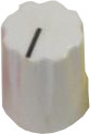 White - 1900-style Control Knob - Click Image to Close