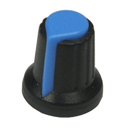 Budget Potentiometer Knob Blue - Click Image to Close